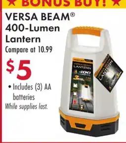 Boscov's VERSA BEAM 400-Lumen Lantern offer