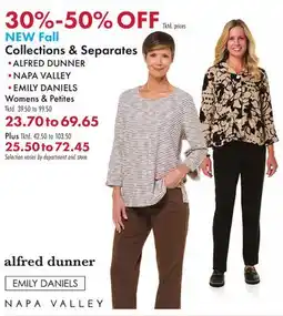 Boscov's NEW Fall Collections & Separates offer