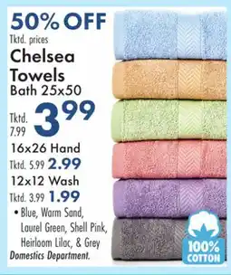 Boscov's Chelsea Towels offer