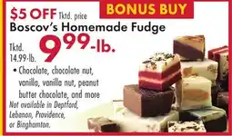 Boscov's Boscov's Homemade Fudge offer