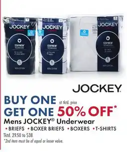 Boscov's Mens Jockey Underwear offer