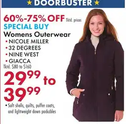 Boscov's Womens Outerwear offer