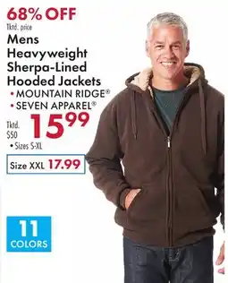 Boscov's Men's Heavyweight Sherpa-Lined Hooded Jackets offer