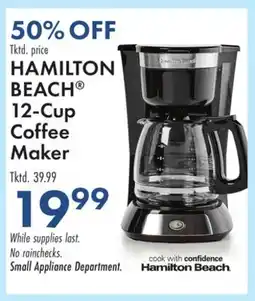 Boscov's HAMILTON BEACH 12-Cup Coffee Maker offer