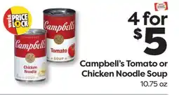 Weis Markets Campbell's Tomato or Chicken Noodle Soup offer