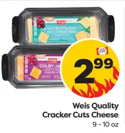 Weis Markets Weis Quality Cracker Cuts Cheese offer