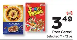 Weis Markets Post Cereal offer
