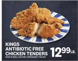 Kings Food Markets KINGS ANTIBIOTIC FREE CHICKEN TENDERS offer