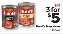 Weis Markets Hunt's Tomatoes offer