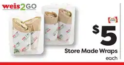 Weis Markets Store Made Wraps offer