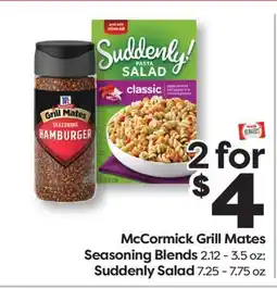 Weis Markets McCormick Grill Mates Seasoning Blends Suddenly Salad offer