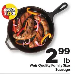 Weis Markets Weis Quality Family Size Sausage offer