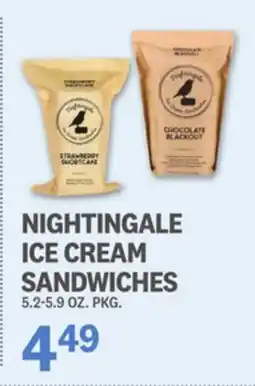 Kings Food Markets NIGHTINGALE ICE CREAM SANDWICHES offer