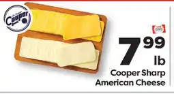 Weis Markets Cooper Sharp American Cheese offer
