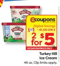 Weis Markets Turkey Hill Ice Cream offer