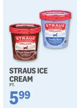 Kings Food Markets STRAUS ICE CREAM offer