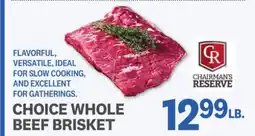 Kings Food Markets CHOICE WHOLE BEEF BRISKET offer