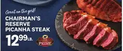 Kings Food Markets CHAIRMAN'S RESERVE PICANHA STEAK offer