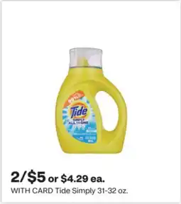 CVS Tide Simply 31-32 oz offer