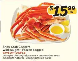 Winn Dixie Snow Crab Clusters offer