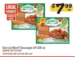 Winn Dixie Garcia Beef Sausage offer