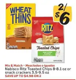 Winn Dixie Nabisco Ritz Toasted Chips or Snack Crackers offer
