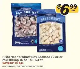 Winn Dixie Fisherman's Wharf Bay Scallops or Raw Shrimp offer