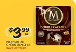 Winn Dixie Magnum Ice Cream Bars 3 ct offer
