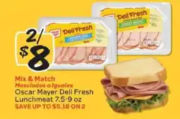 Winn Dixie Oscar Mayer Deli Fresh Lunchmeat offer