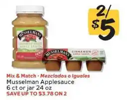 Winn Dixie Musselman Applesauce offer