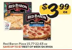 Winn Dixie Red Baron Pizza offer