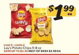 Winn Dixie Lay's Potato Chips offer