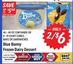 Rouses Blue Bunny offer