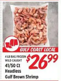 Rouses Gulf Brown Shrimp offer