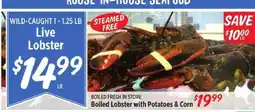 Rouses Live Lobster offer
