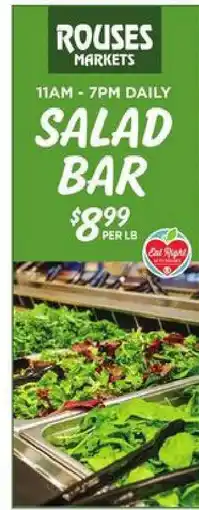Rouses SALAD BAR offer