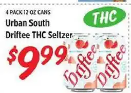 Rouses Urban South Driftee THC Seltzer offer
