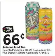 Stop&Shop Arizona Iced Tea offer