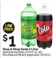 Stop&Shop Stop & Shop Soda offer