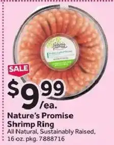 Stop&Shop Nature's Promise Shrimp Ring offer