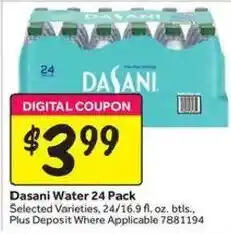 Stop&Shop Dasani Water offer