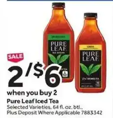 Stop&Shop Pure Leaf Iced Tea offer