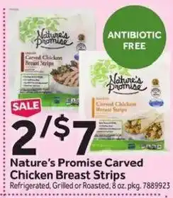 Stop&Shop Nature's Promise Carved Chicken Breast Strips offer