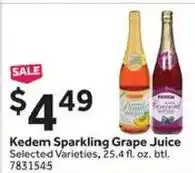 Stop&Shop Kedem Sparkling Grape Juice offer