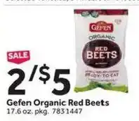 Stop&Shop Gefen Organic Red Beets offer