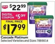 Stop&Shop Cascade Platinum offer