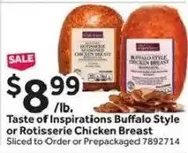 Stop&Shop Taste of Inspirations Buffalo Style or Rotisserie Chicken Breast offer
