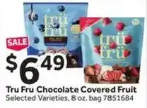 Stop&Shop Tru Fru Chocolate Covered Fruit offer