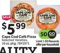 Stop&Shop Cape Cod Cafe Pizza offer