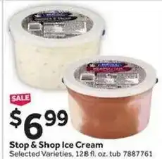 Stop&Shop Stop & Shop Ice Cream offer